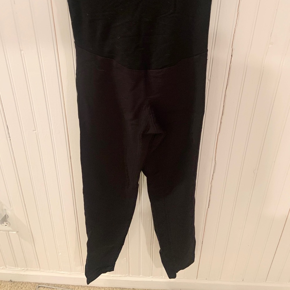 Black maternity dress pants